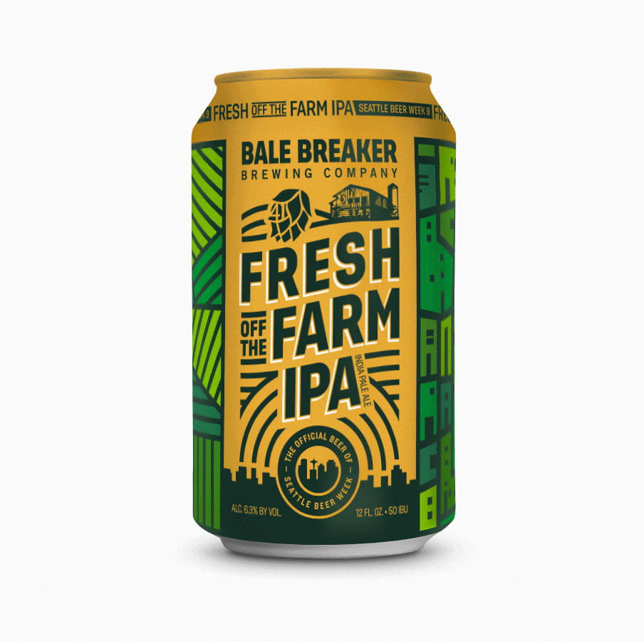 Can gif Bale Breaker Fresh Off The Farm IPA Can