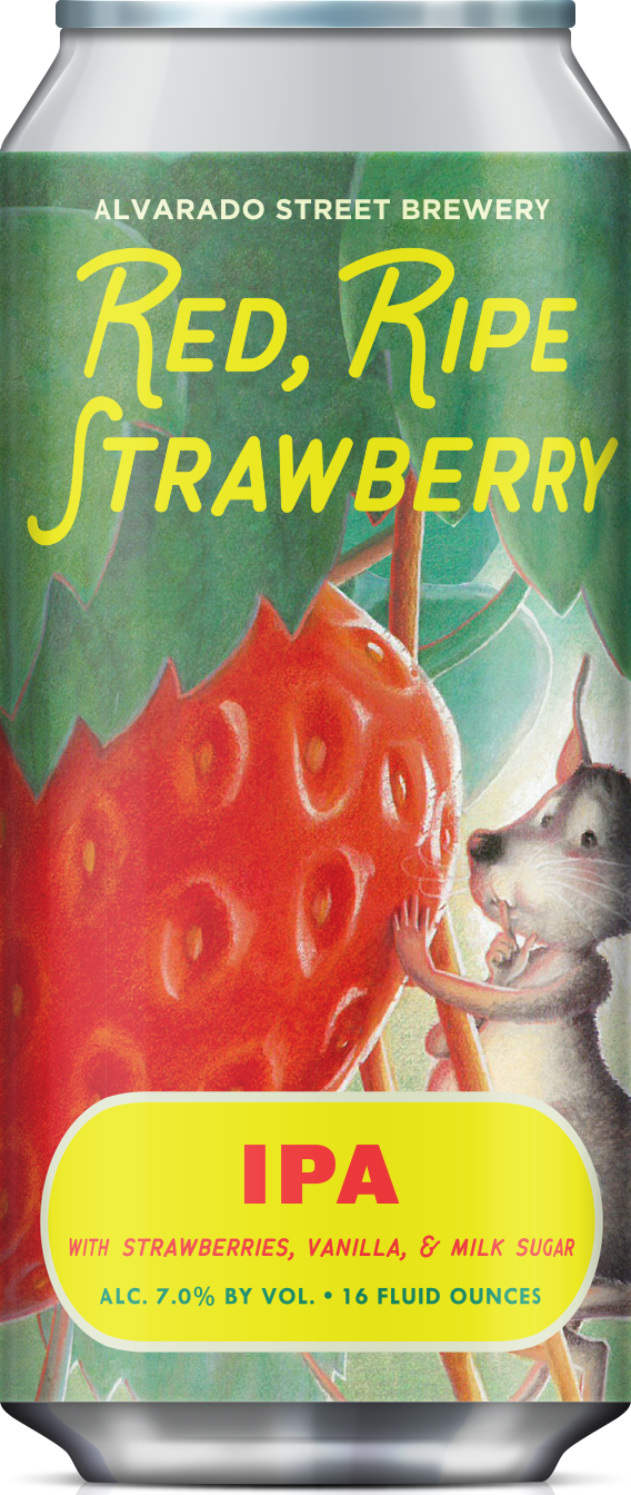 Red, Ripe Strawberry Alvarado Street Red, Ripe Strawberry Can