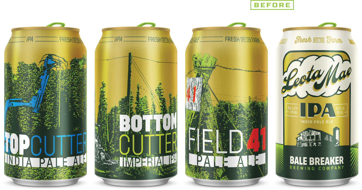 Bale Breaker Cans - Before Bale Breaker Cans - Before
