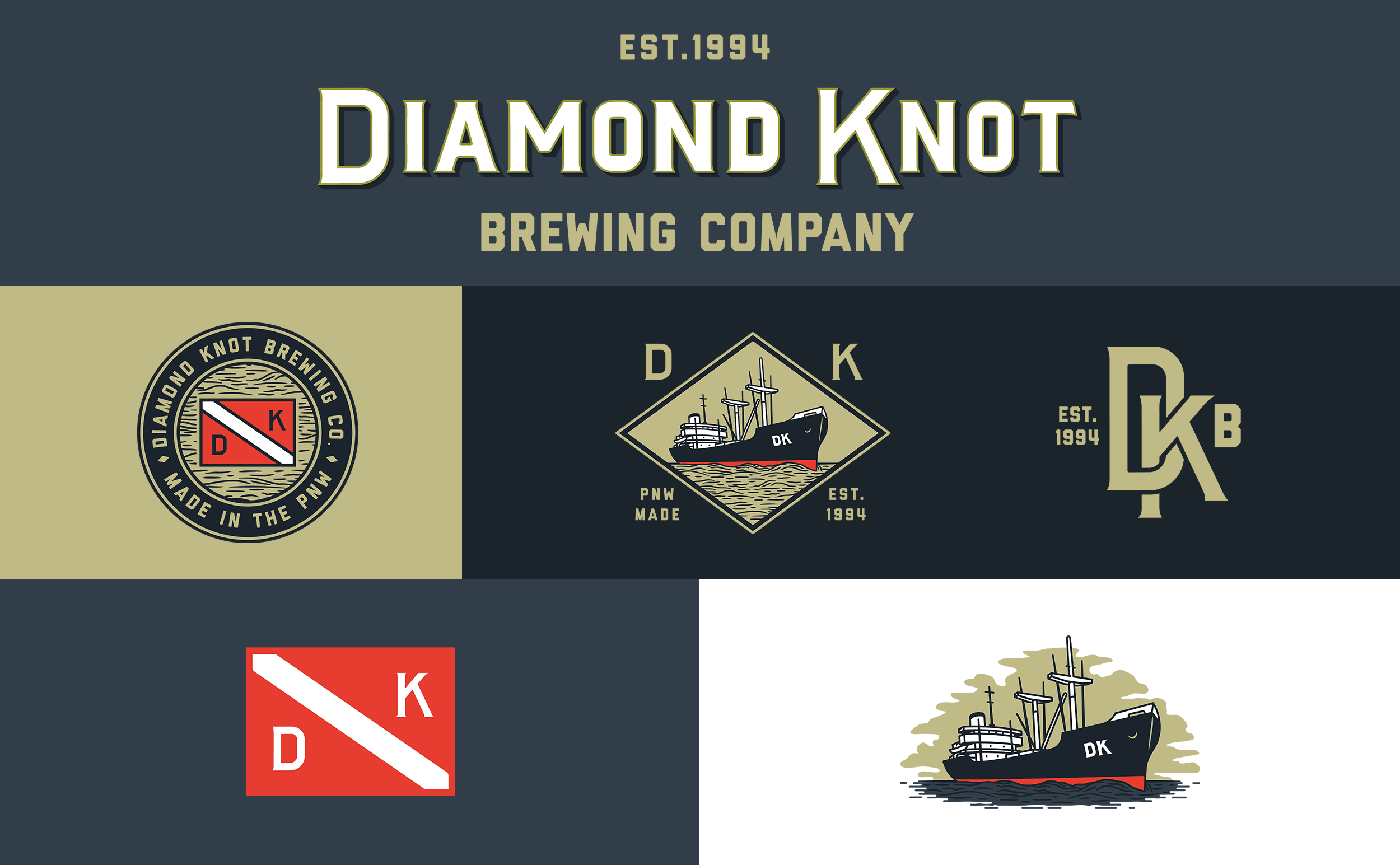 Secondary Logos Diamond Knot Brewing Logos