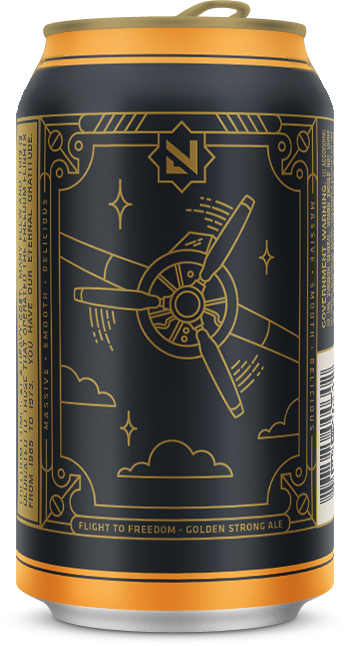 Flight to Freedom Back Nightlife Brewing Flight to Freedom Can