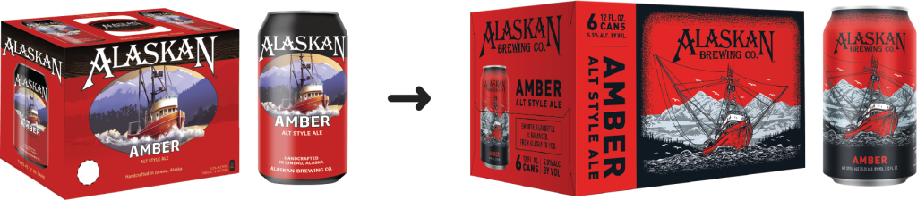 Alaskan Amber Packaging