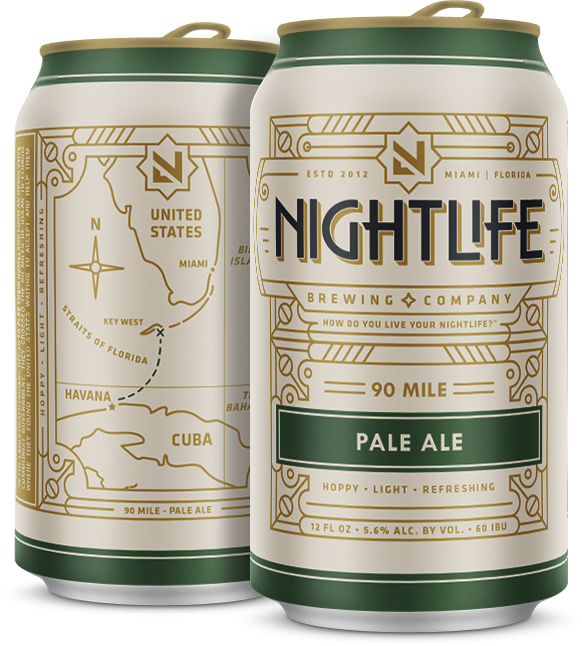 90 Mile Hero Nightlife Brewing 90 Mile Cans