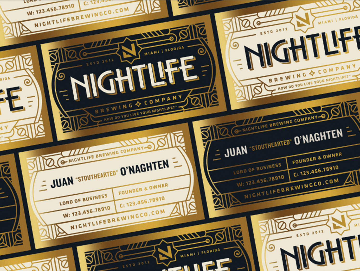 Biz Cards Nightlife Business Cards