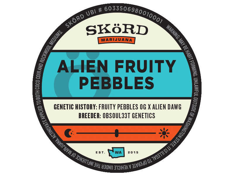Label gif SKöRD Marijuana Labels