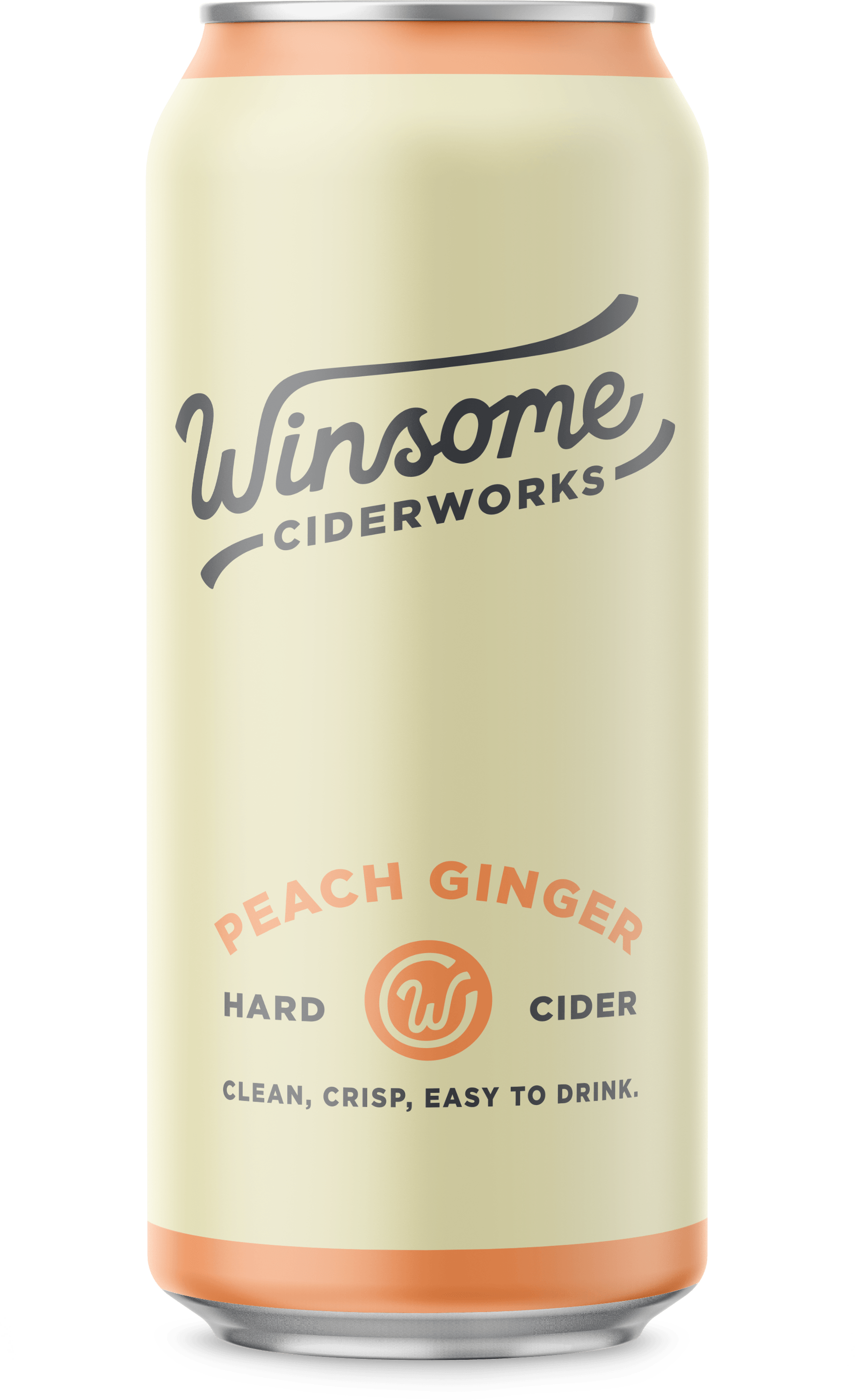 Peach Ginger Winsome Ciderworks Peach Ginger Can