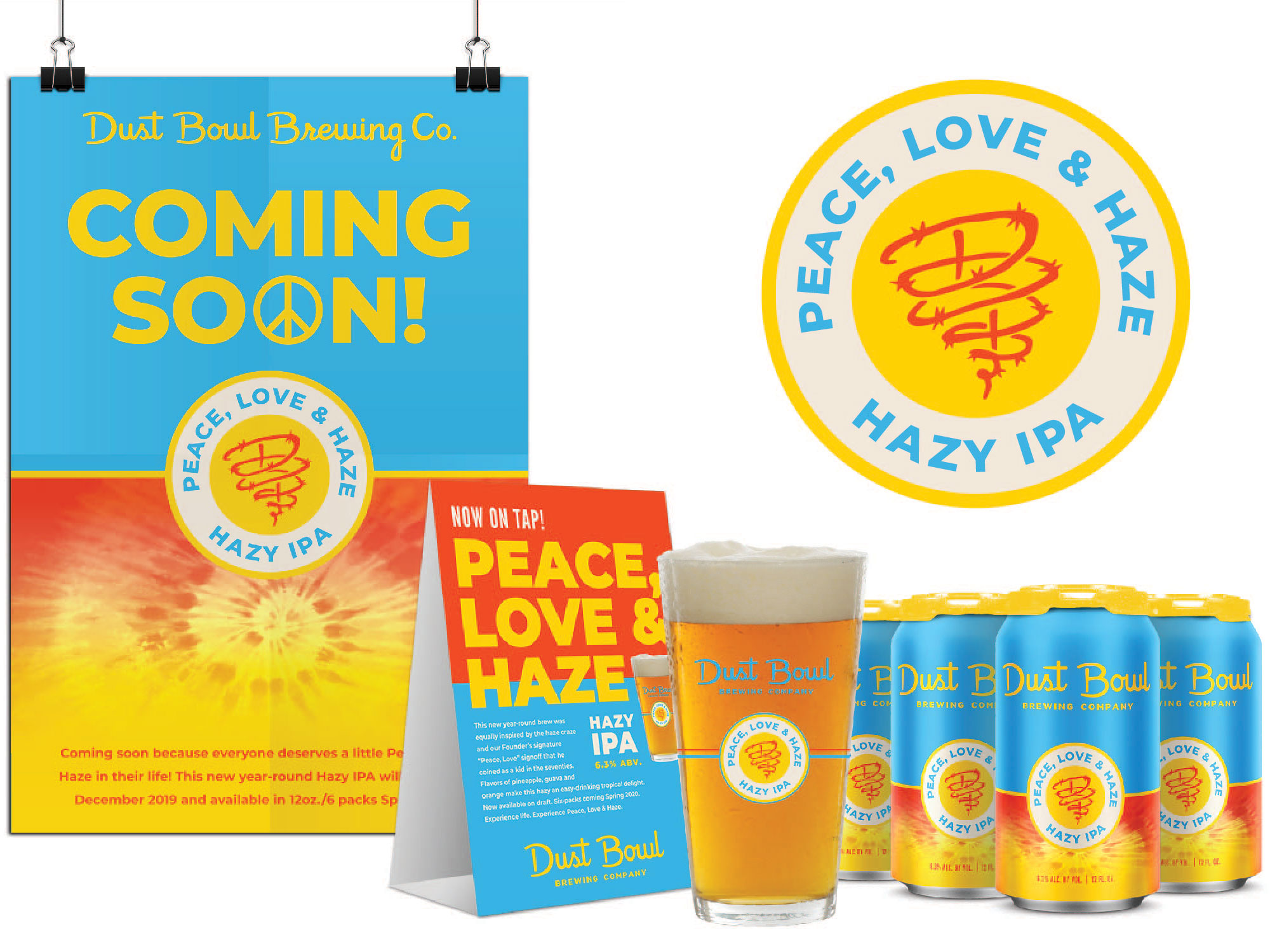 Peace, Love & Haze Campaign Dust Bowl Peace, Love & Haze Cans