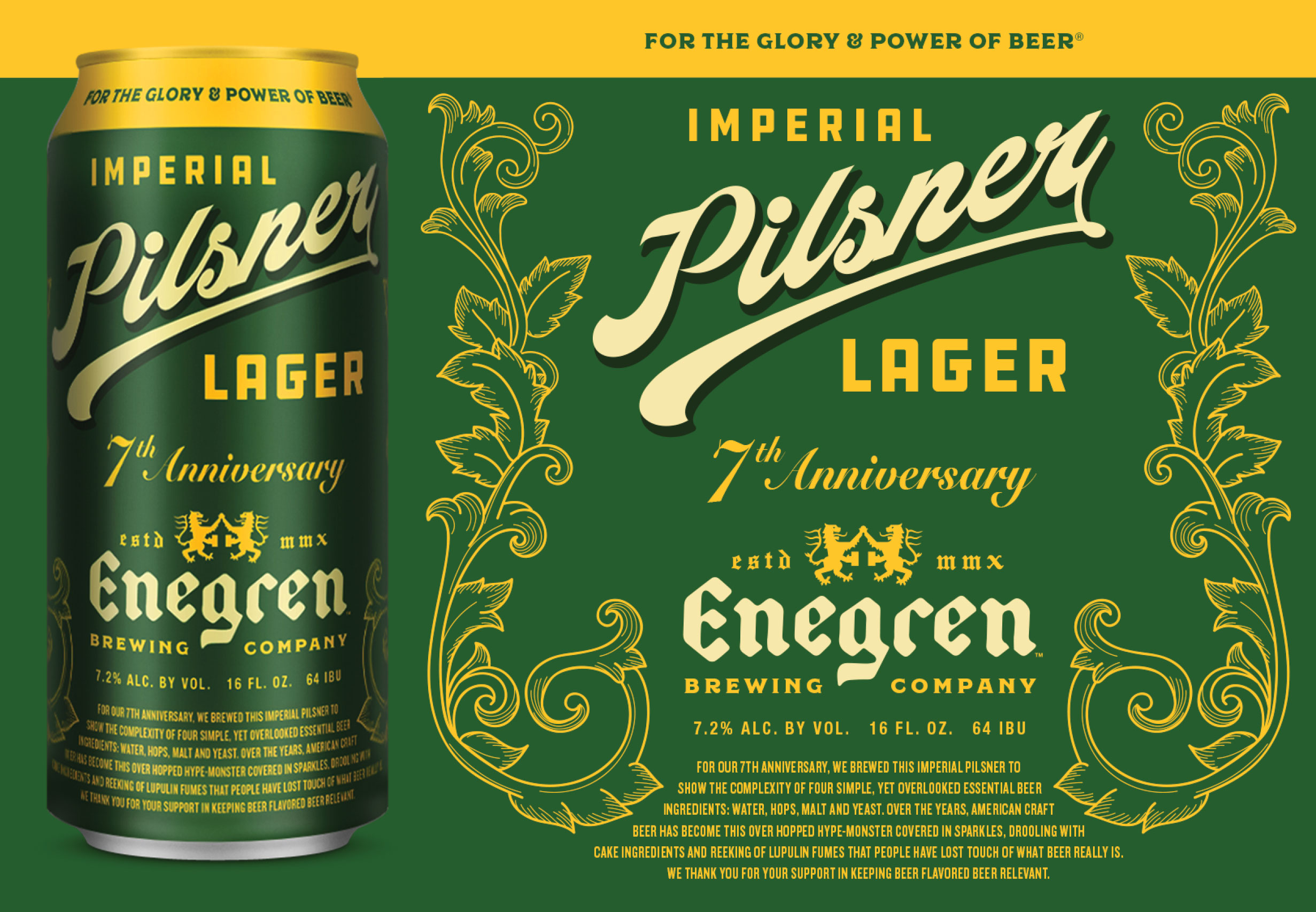 Imperial Pilsner Enegren Brewing Imperial Pilsner