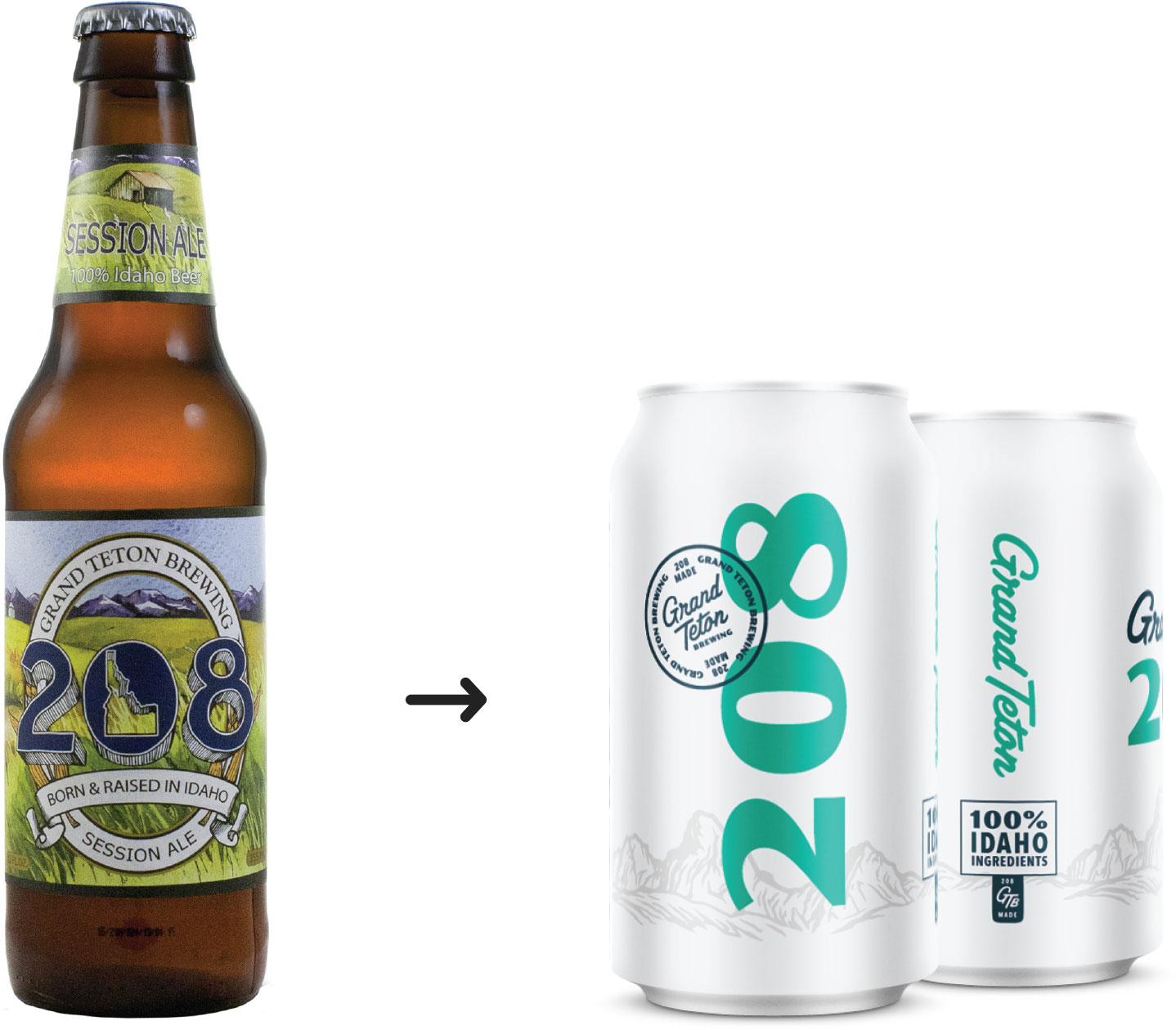 208 before/after Grand Teton 208 Ale