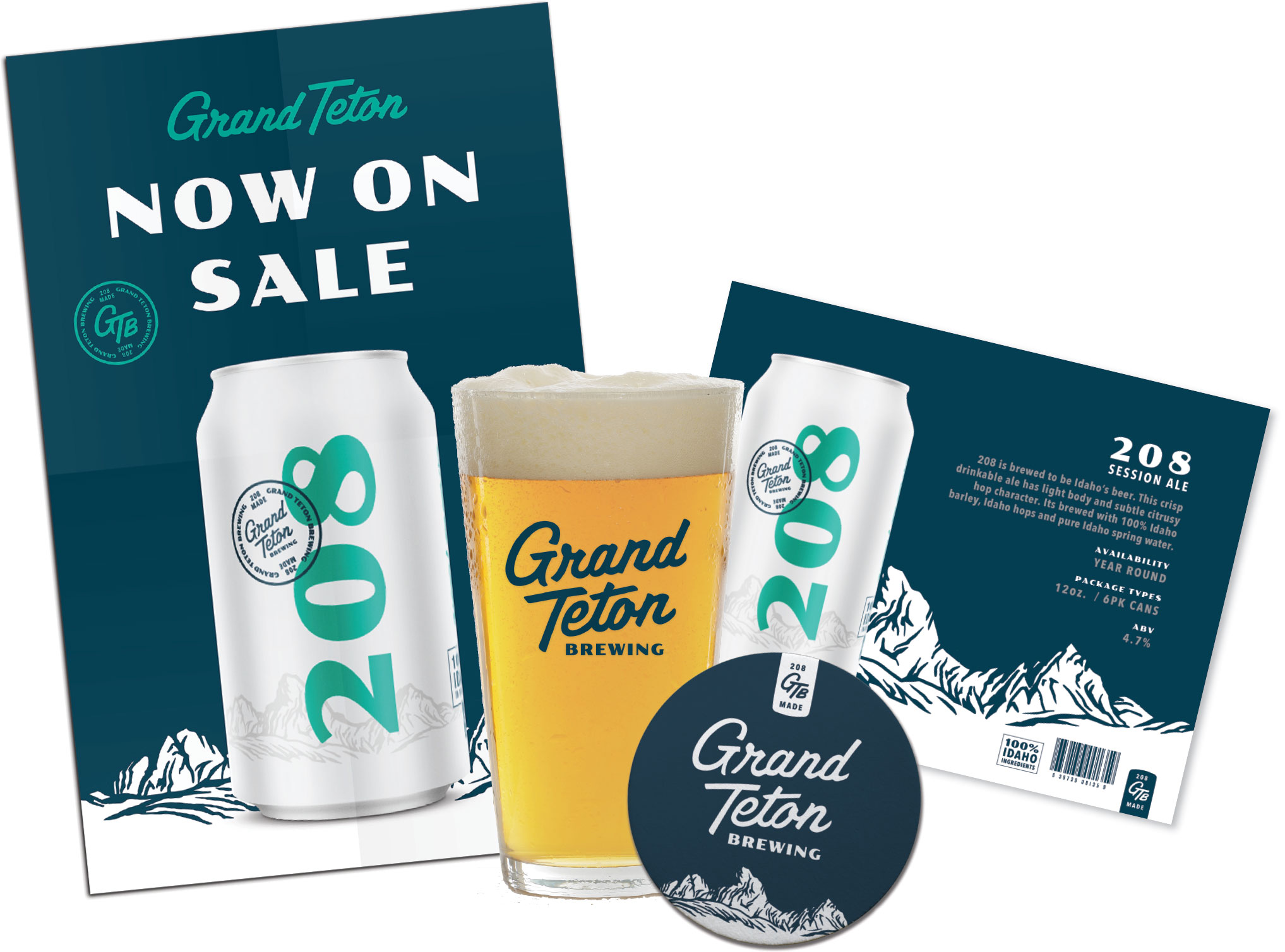 208 POS Grand Teton Brewing 208 POS