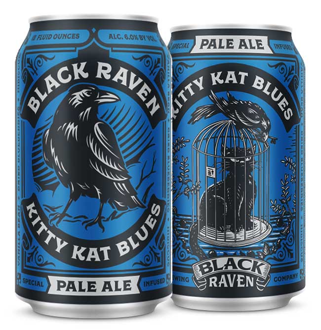 Kitty Kat Blues Black Raven Kitty Kat Blues Cans