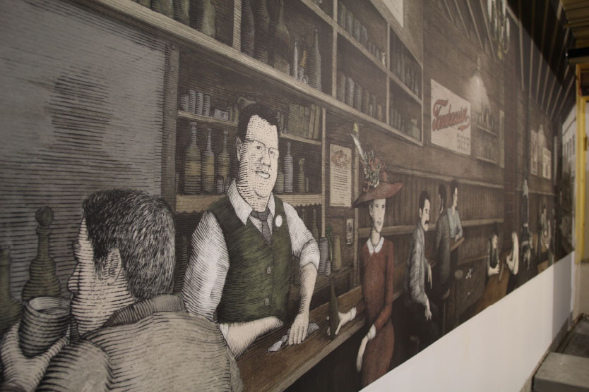 Mural Old Stove Brewing Mural