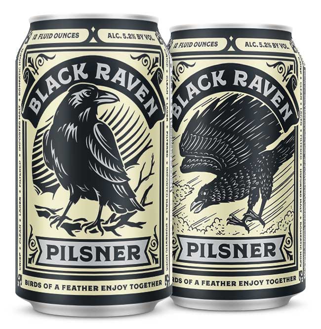Pilsner Black Raven Pilsner Can