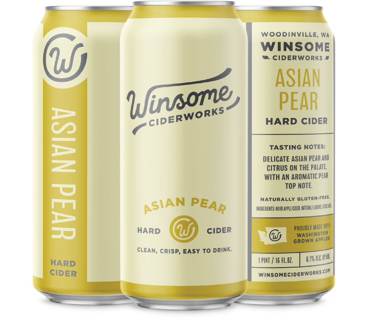 Asian Pear Winsome Ciderworks Asian Pear Can