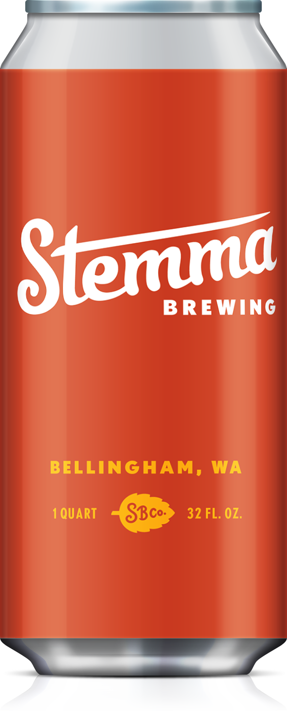 red crowler Stemma Brewing Crowler