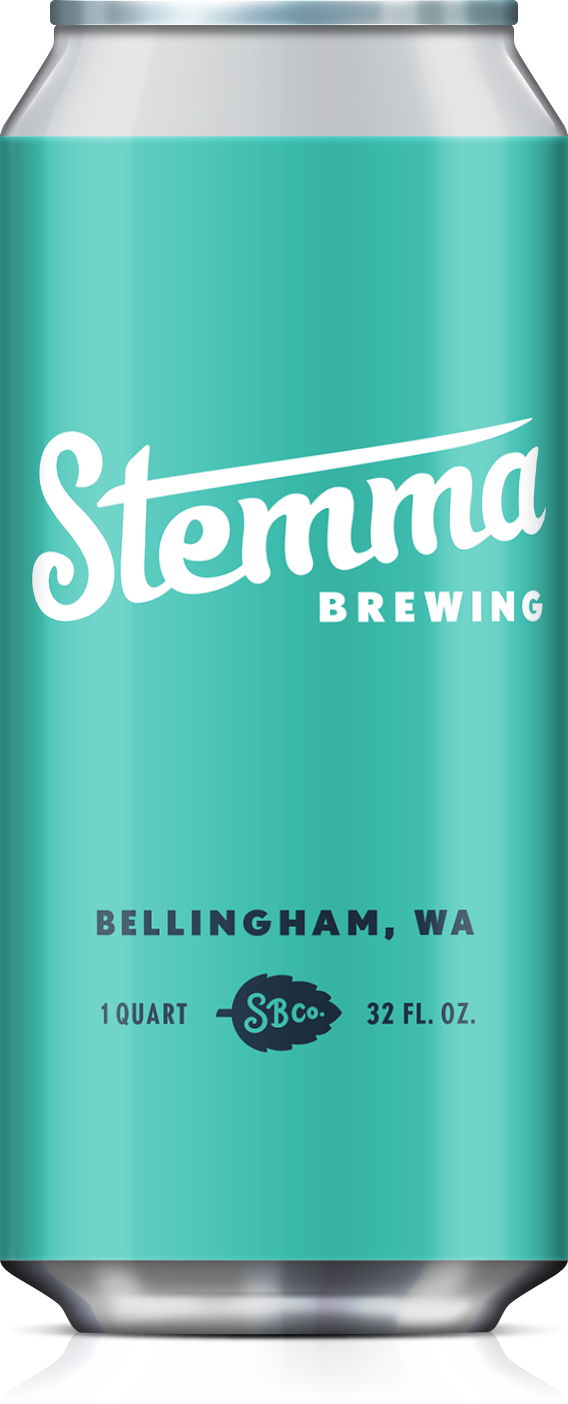 teal crowler Stemma Brewing Crowler