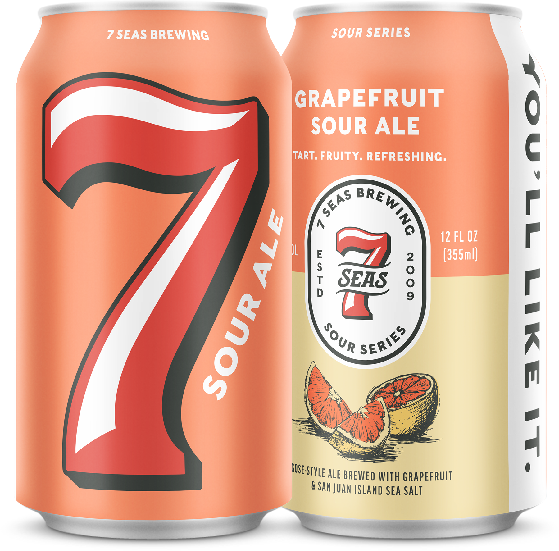 Grapefruit Sour cans 7 Seas Grapefruit Sour Ale