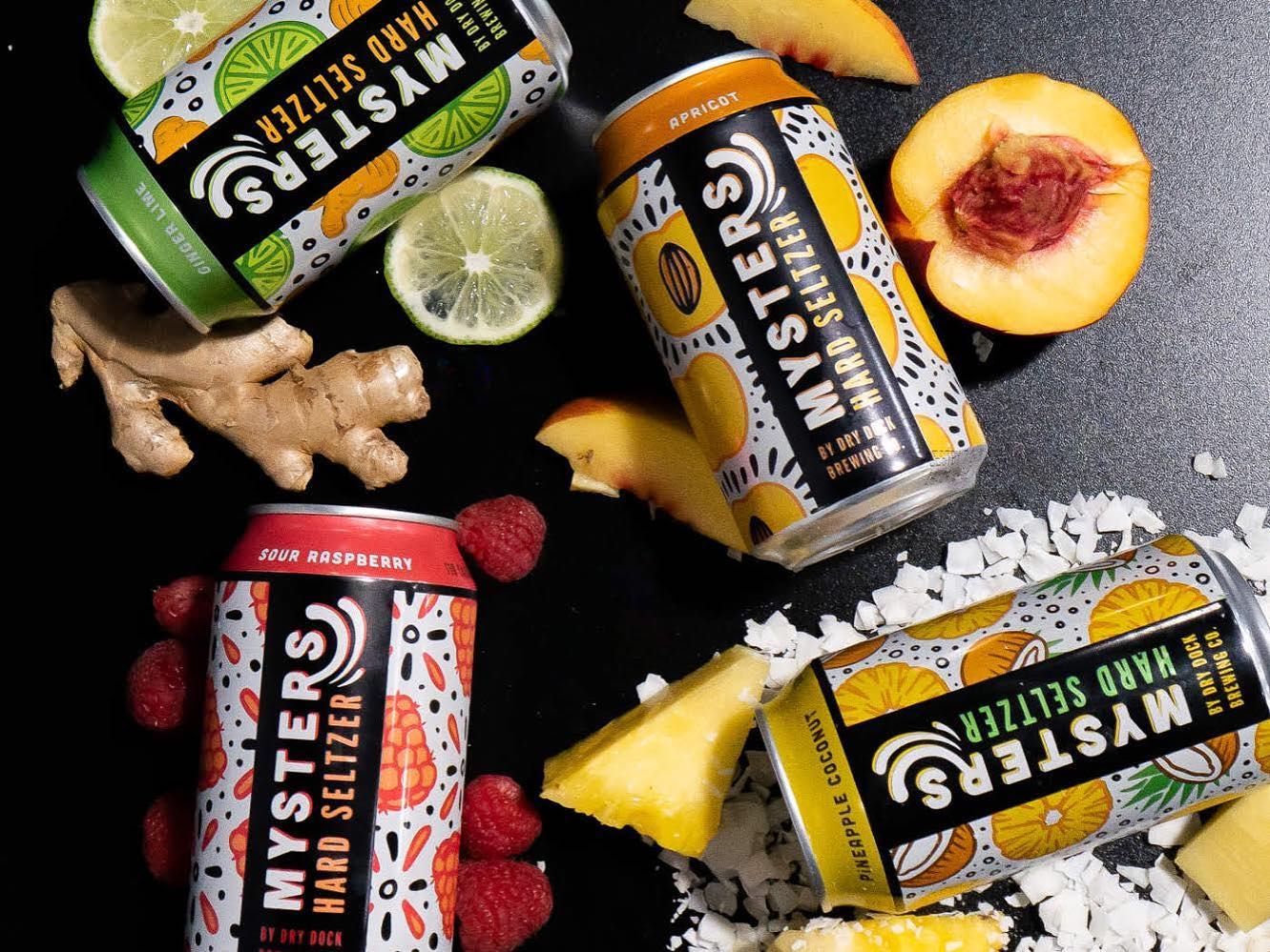 Mysters Seltzer Cans
