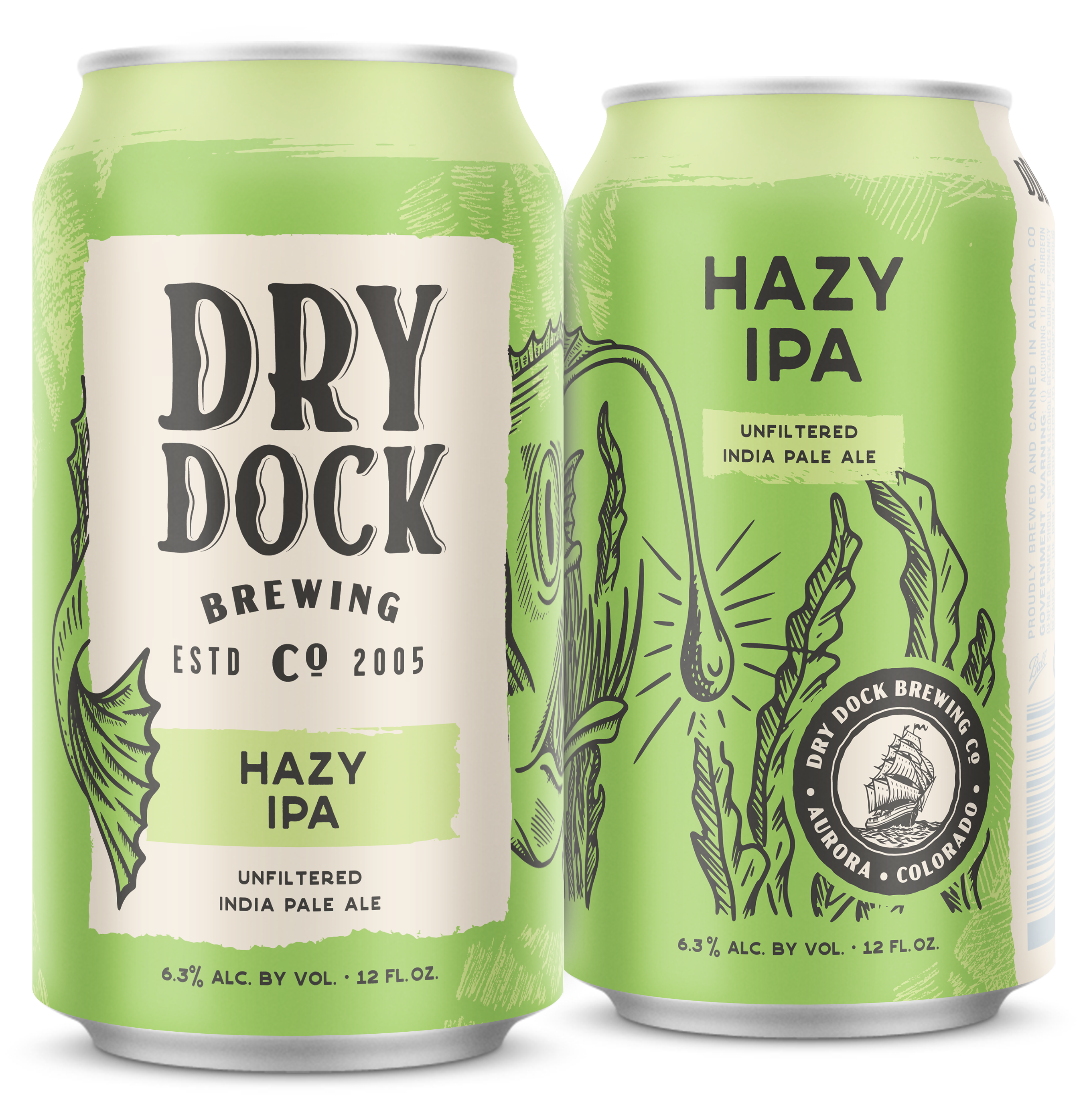 Hazy IPA Cans Dry Dock Hazy IPA Cans