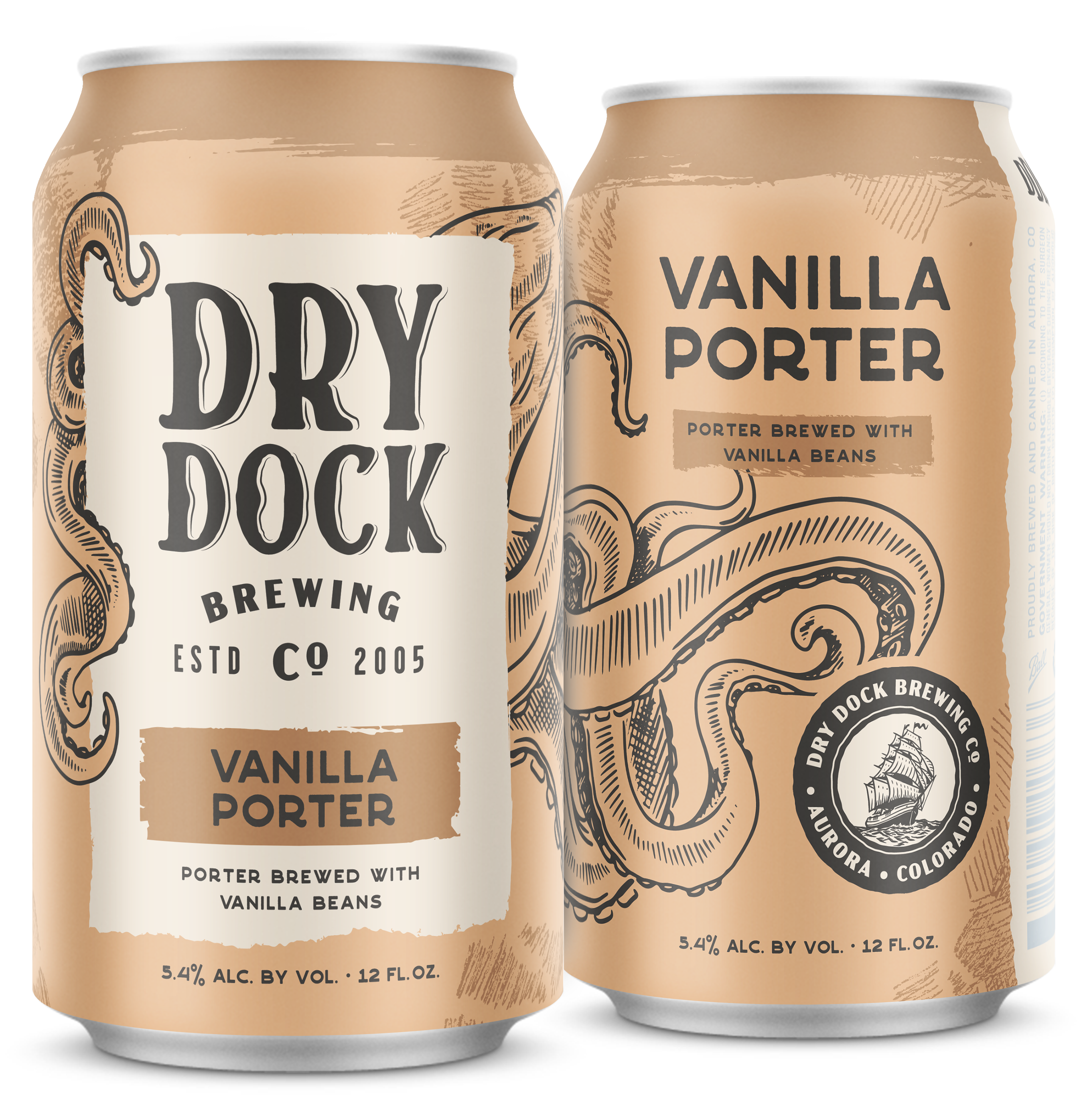 Vanilla Porter Cans Dry Dock Vanilla Porter Cans
