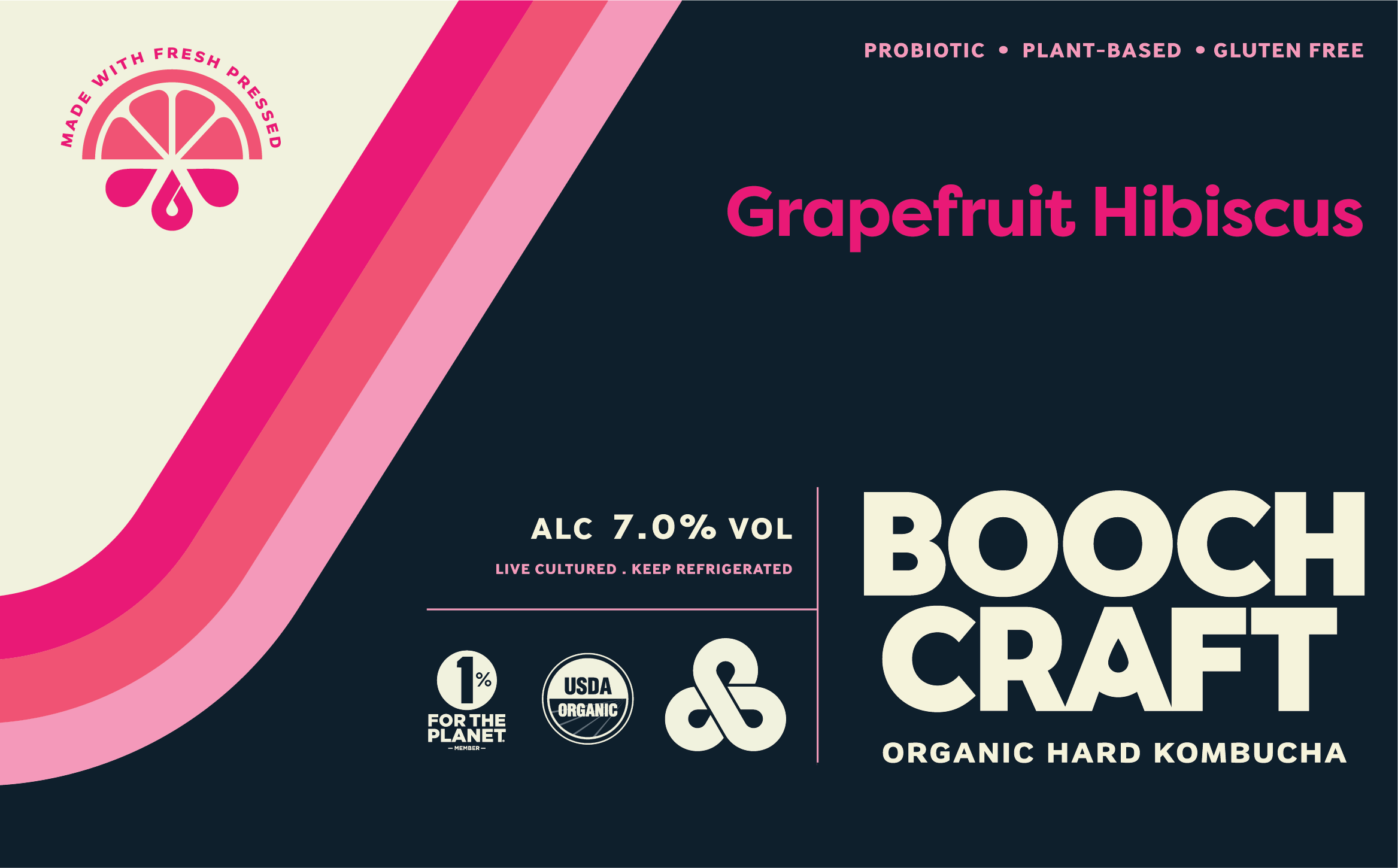 Grapefruit Hibiscus Boochcraft Grapefruit Hibiscus