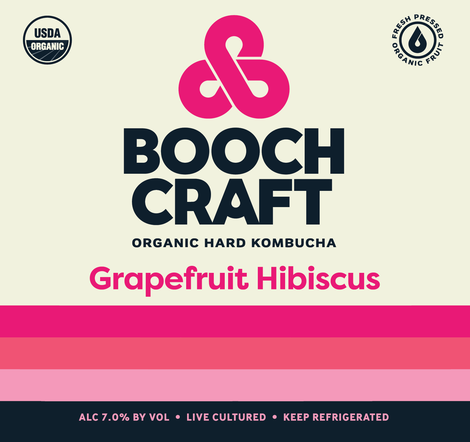 Grapefruit Hibiscus Boochcraft Grapefruit Hibiscus