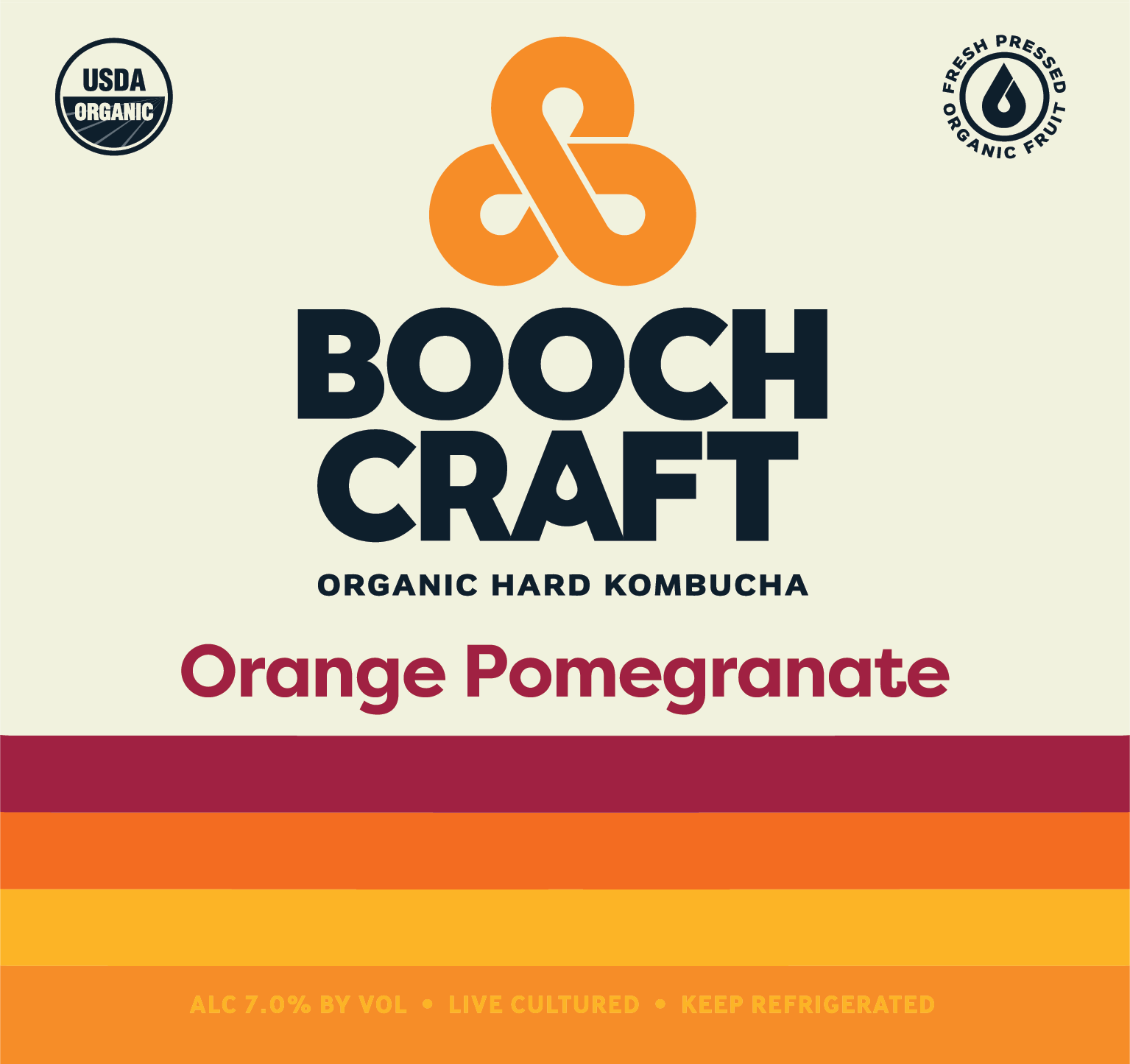 Orange Pomegranate Boochcraft Orange Pomegranate