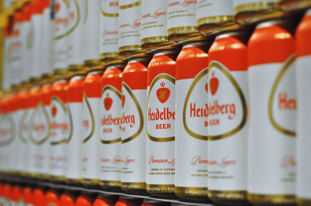 Heidelberg Beer Cans