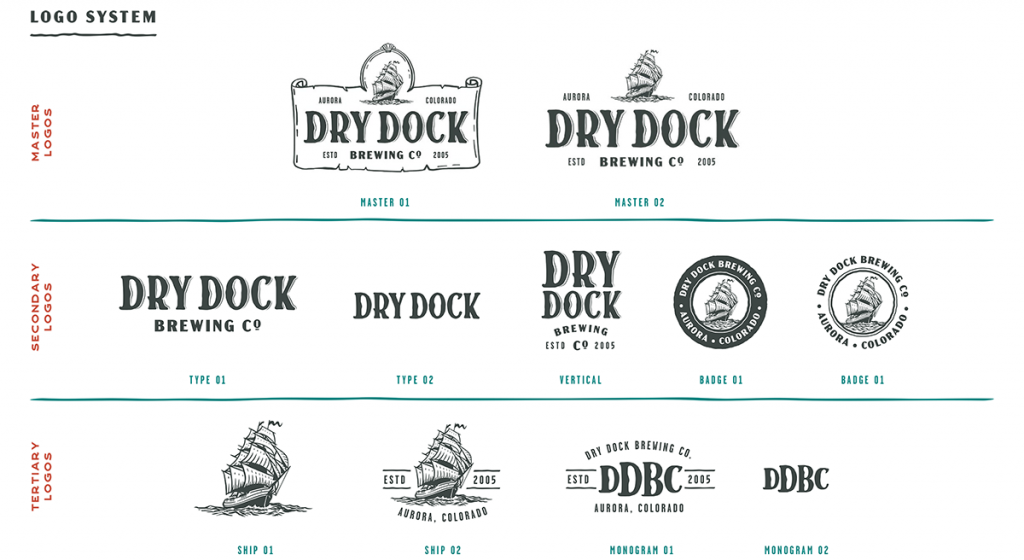 Dry Dock Brewing Co. Logos