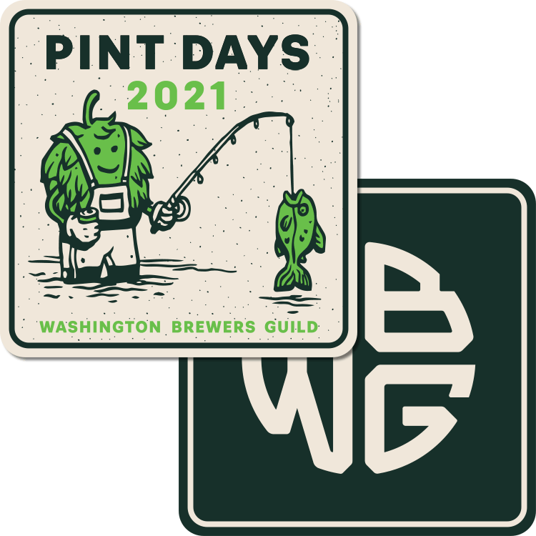 Washington Pint Days 2021 Coaster