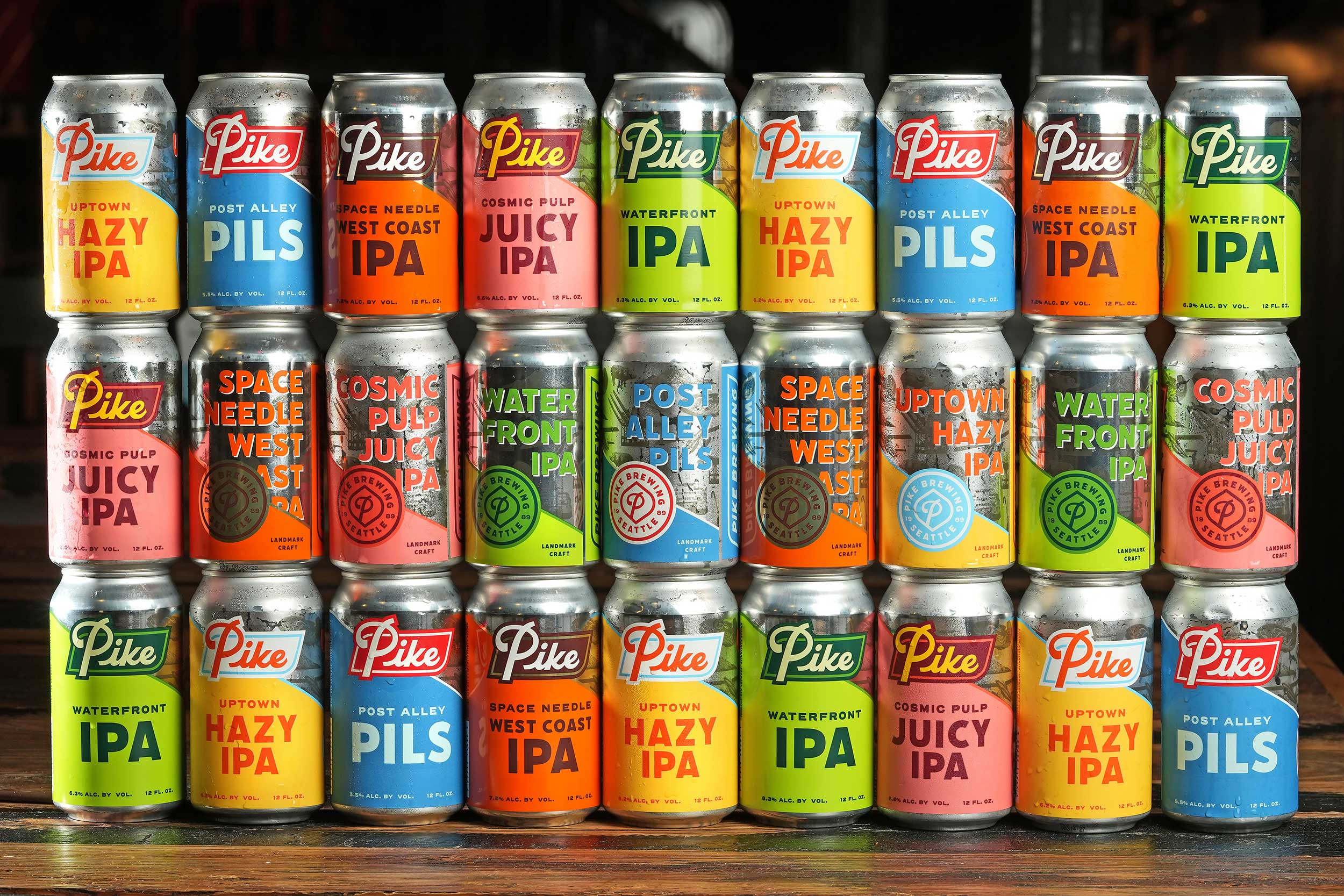 Pike Brewing Cans