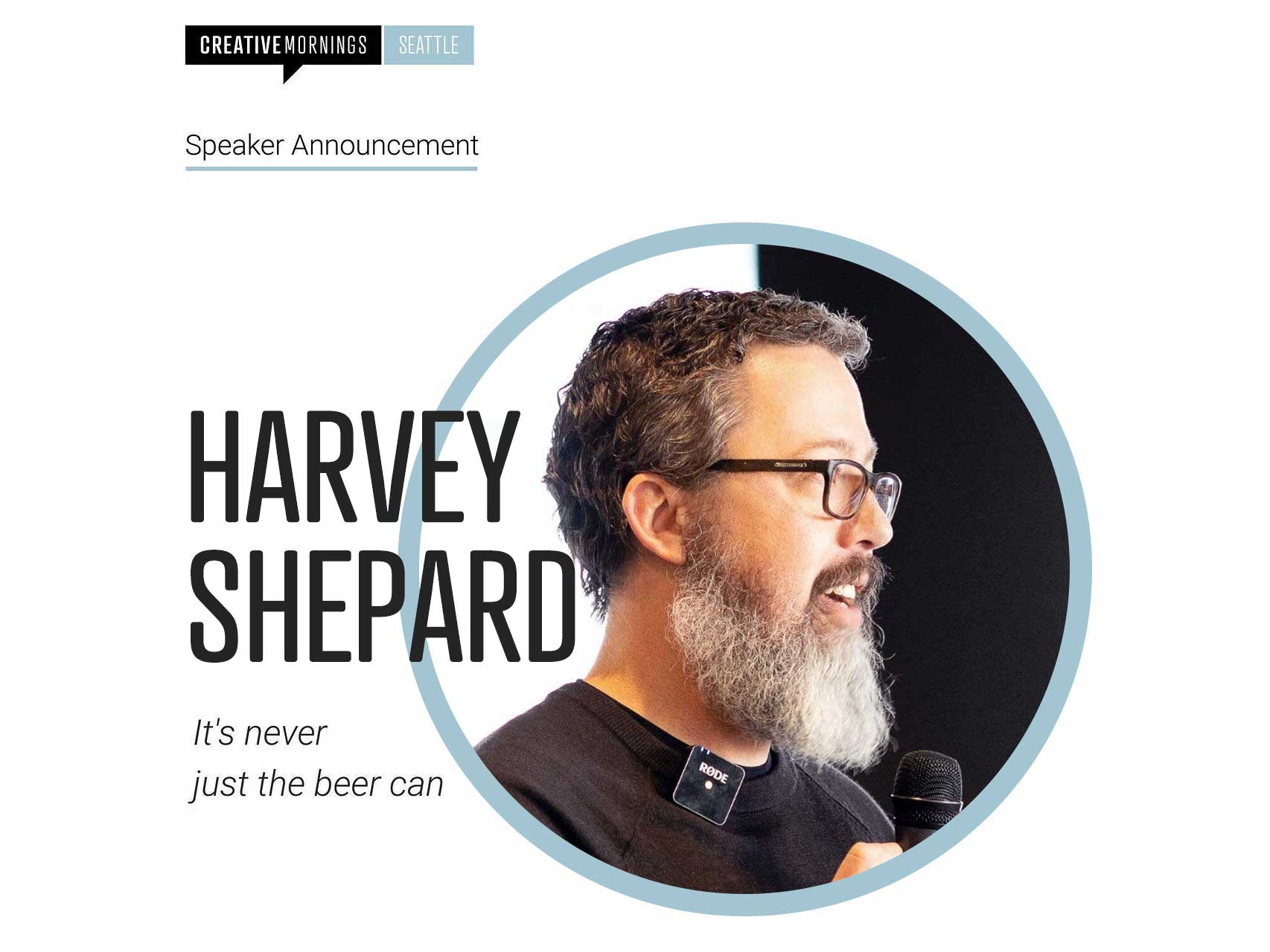 Harvey Shepard Creative Mornings