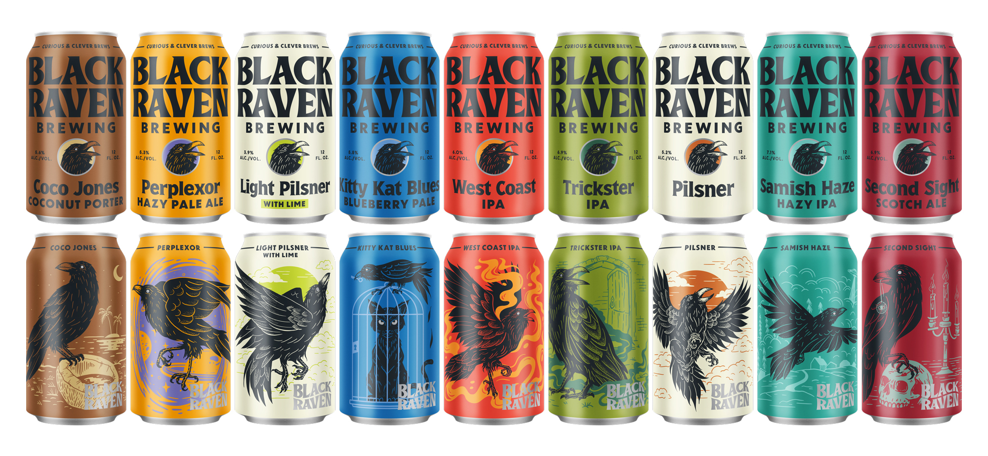 Black Raven Core Beer Lineup