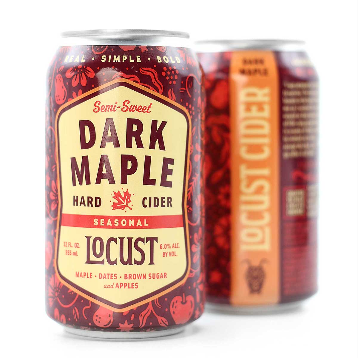 Locust Cider Dark Maple Can