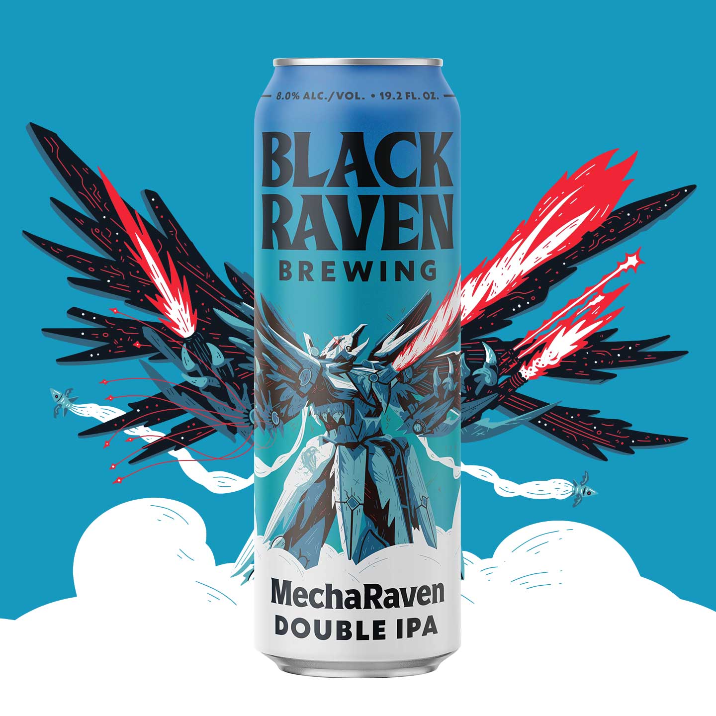 Black Raven MechaRaven Double IPA