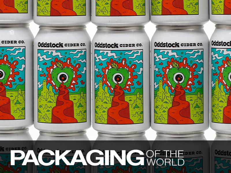 Oddstock Cider on Packaging of the World