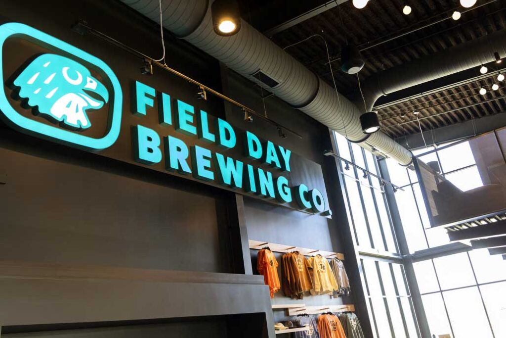 Field Day Brewing signage