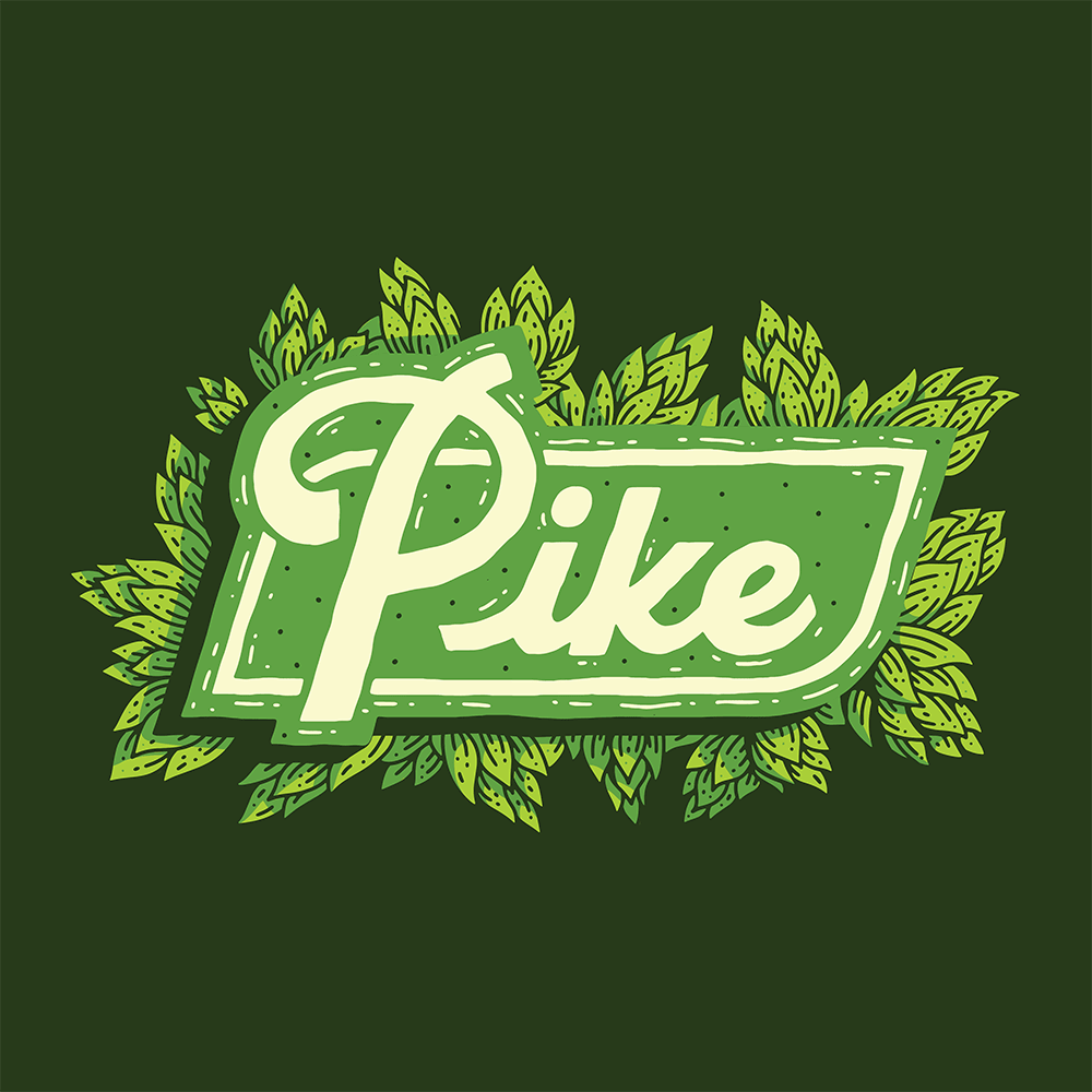 Pike Brewing Fresh Hop Logo