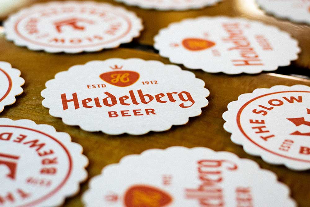 Heidelberg Beer Coasters