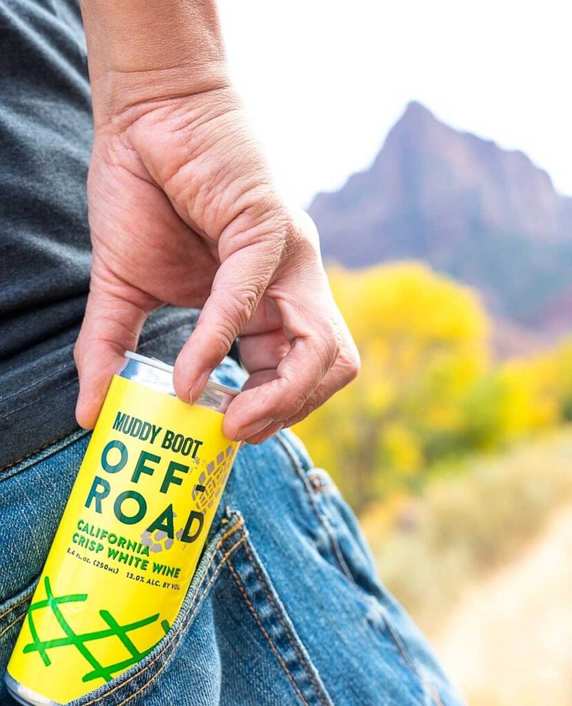 Muddy Boot Off-Road Wine Cans