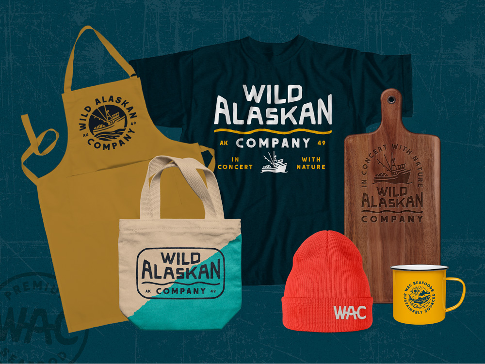 Wild Alaskan Merch Examples